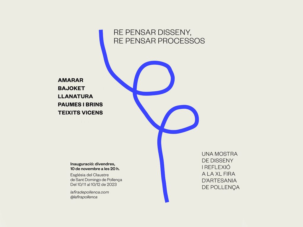 cartel re pensar disseny re pensar processos