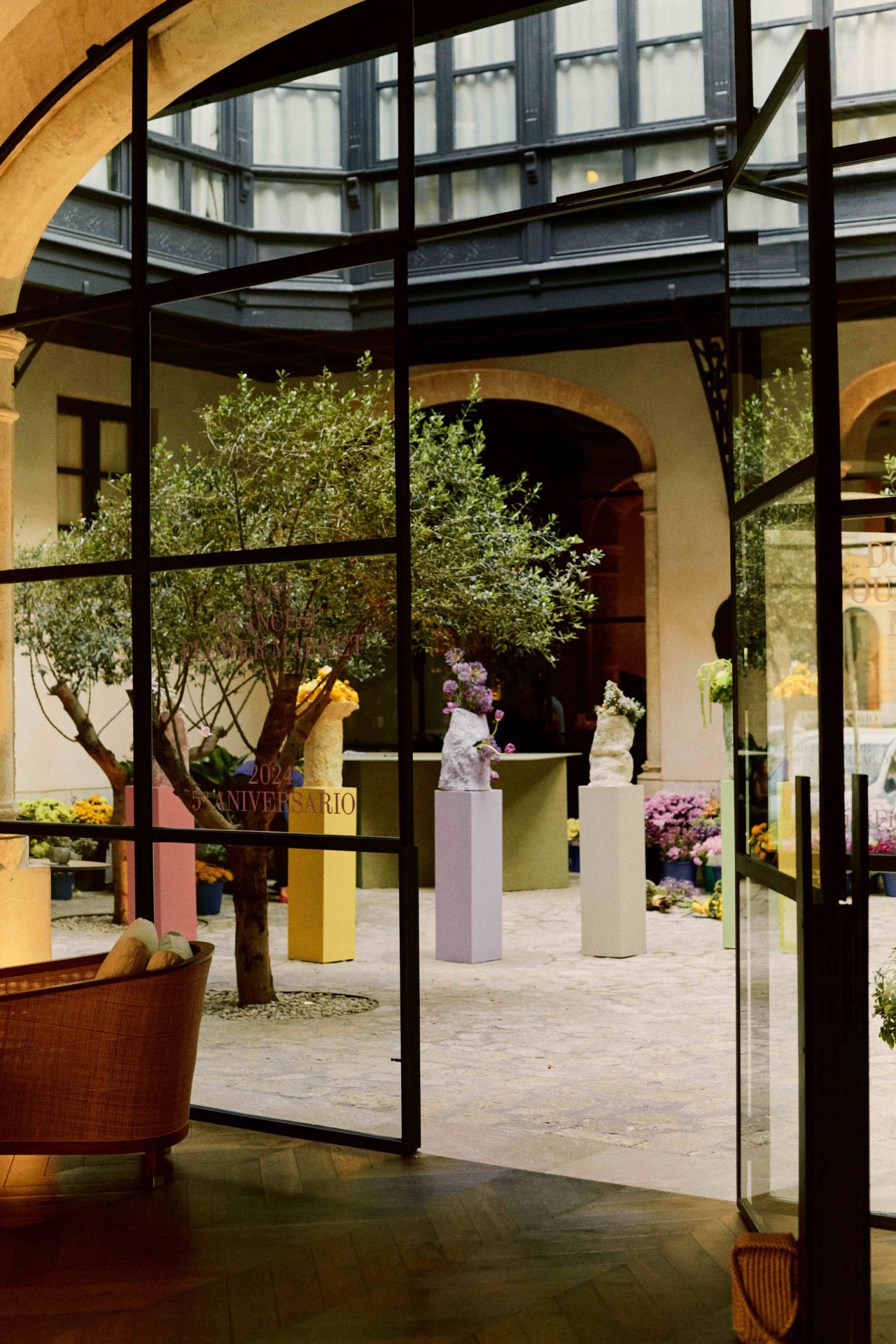 sant francesc flower market