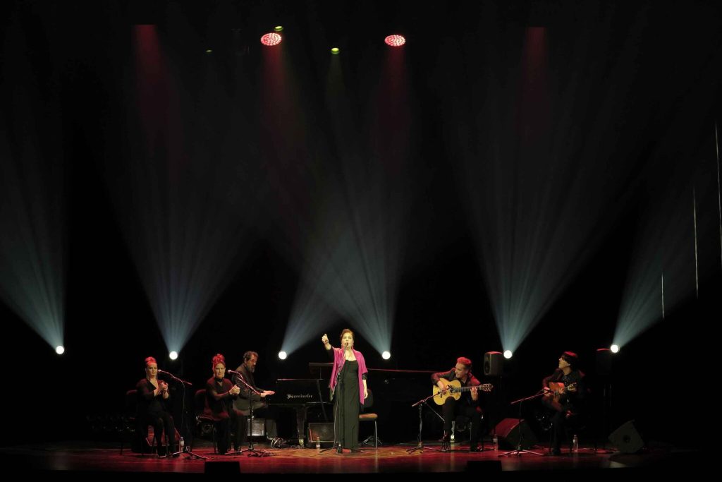 carmen linares en la gran gala inaugural del IV Festival Paco de lucía mallorca