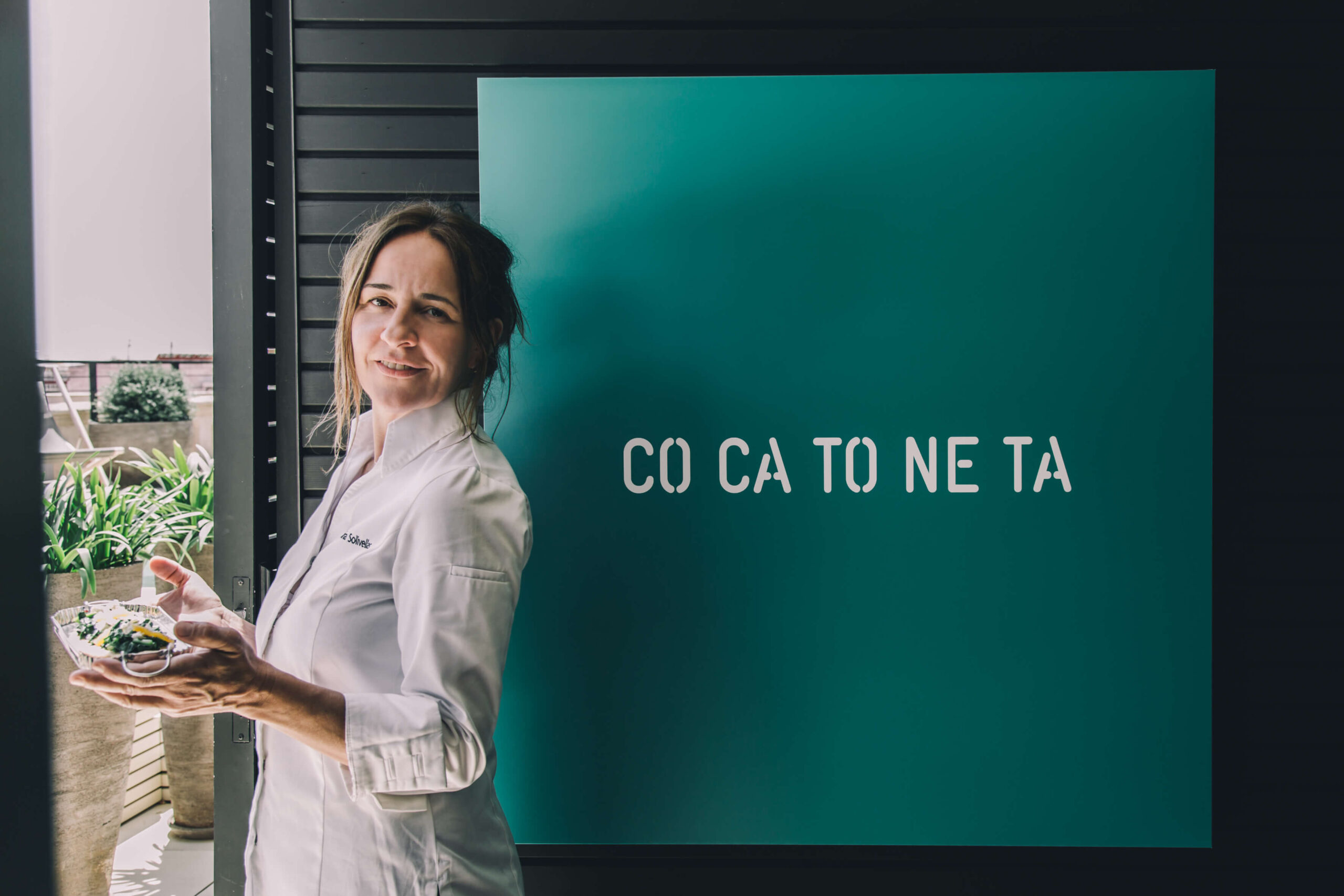 Coca Toneta para la inauguración del rooftop Sant Francesc Hotel