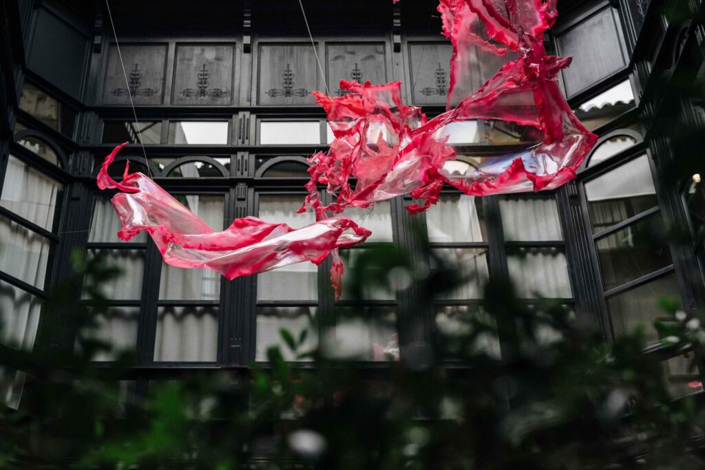 Instalación de Aljoscha y LA BIBI en Sant Francesc Hotel