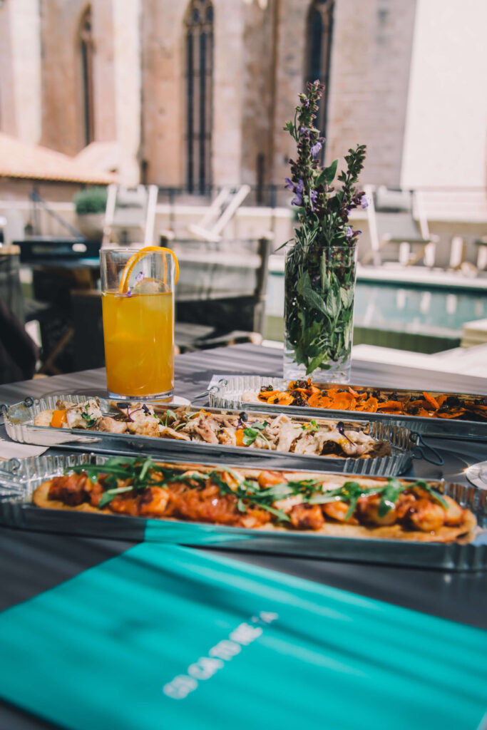 Coca Toneta en el ‘rooftop’ del Sant Francesc
