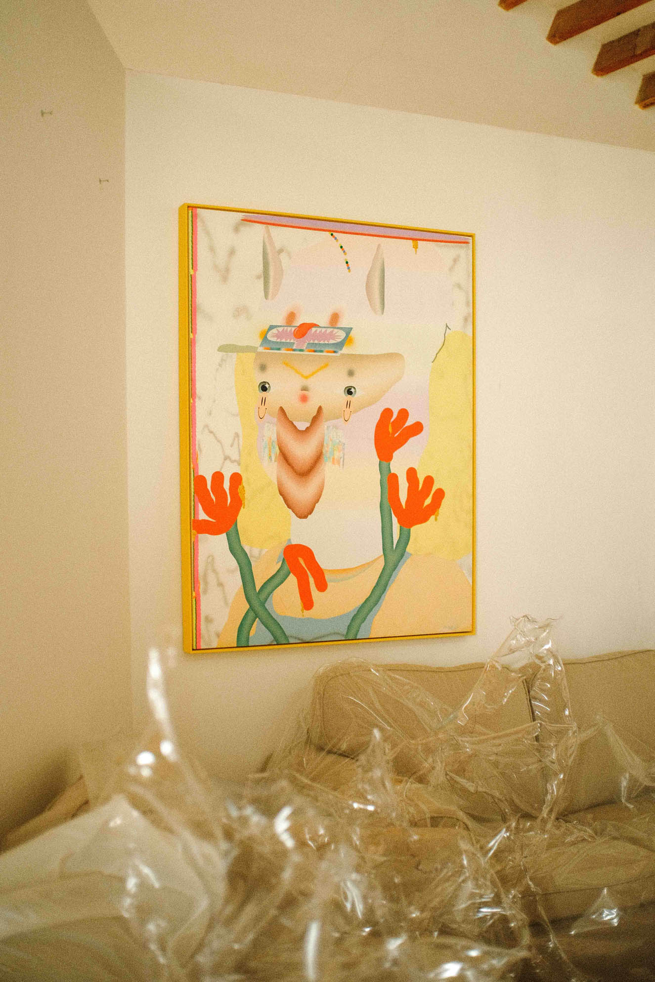 Instalación de Aljoscha y LA BIBI en Sant Francesc Hotel